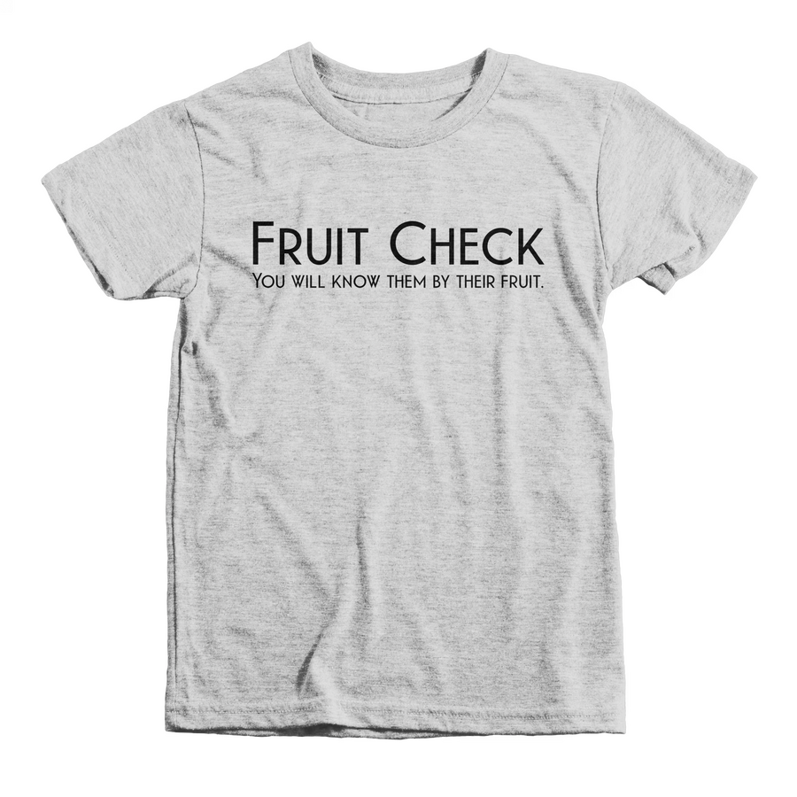 FRUIT CHECK — PHRASE APPAREL (DARK TEXT) | ELIKAI FRUIT CHECK — PHRASE APPAREL (DARK TEXT) | ELIKAI